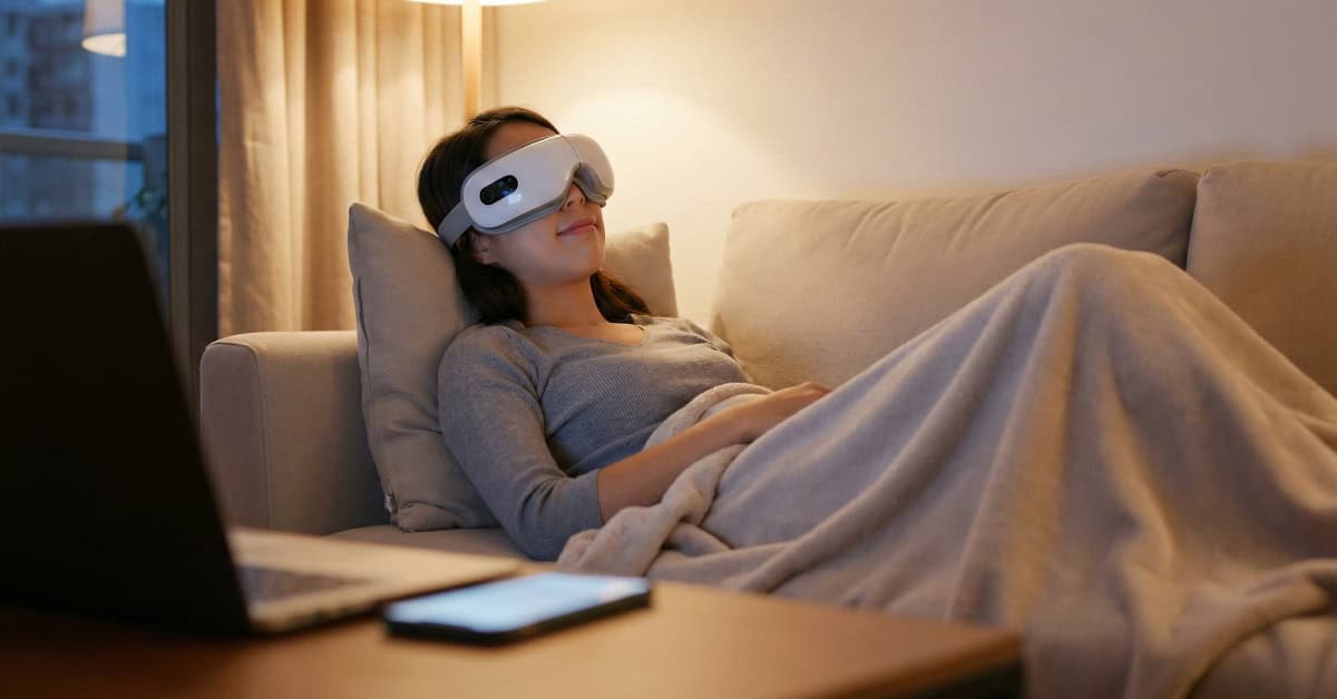 eye massager benefits featured image