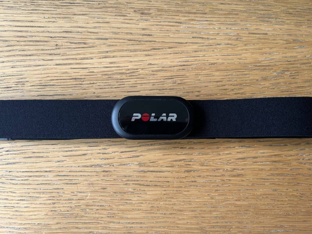 The Polar H10 Chest Strap
