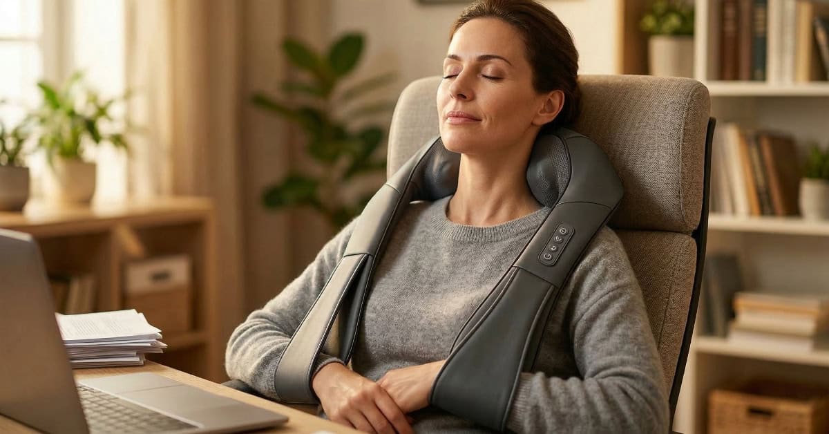 neck massager benefits featured image