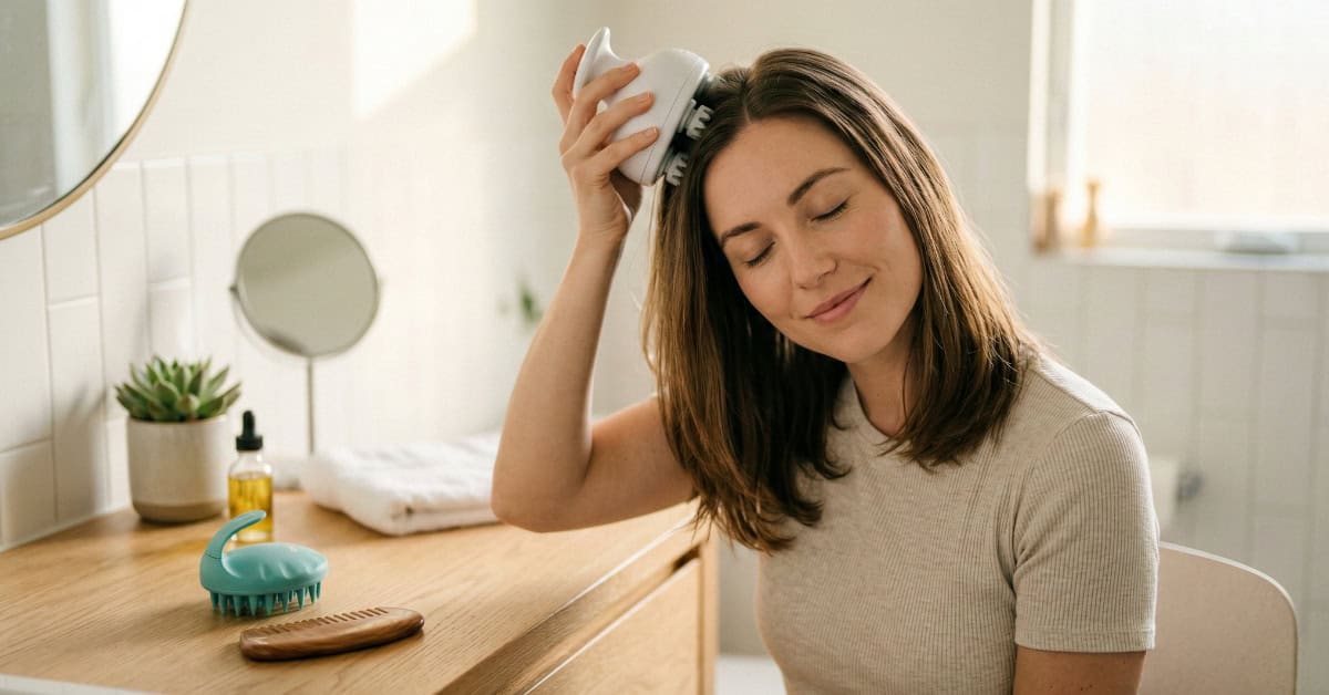 scalp massager benefits featured image